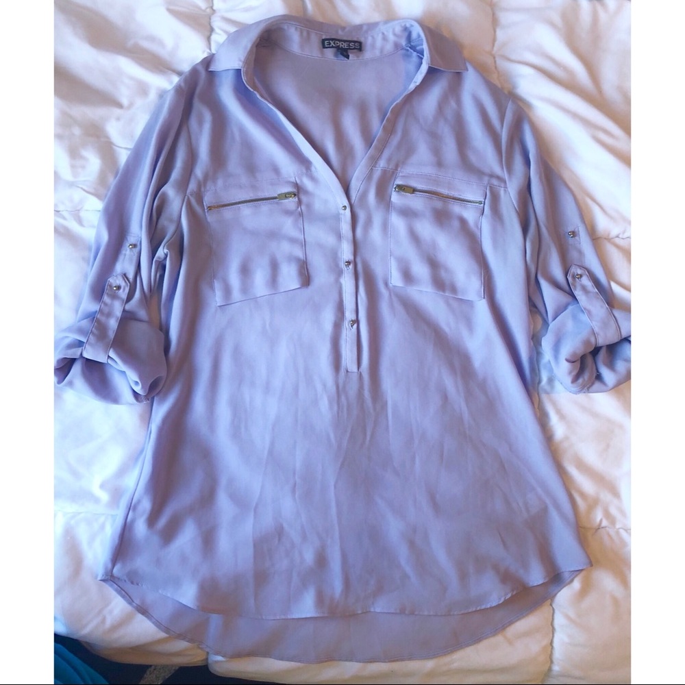 Express Lavender Chelsea Top
